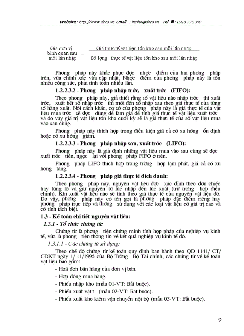 image for page Hoàn thiện công tác kế toán nguyên vật liệu tại Công ty Dụng cụ số I