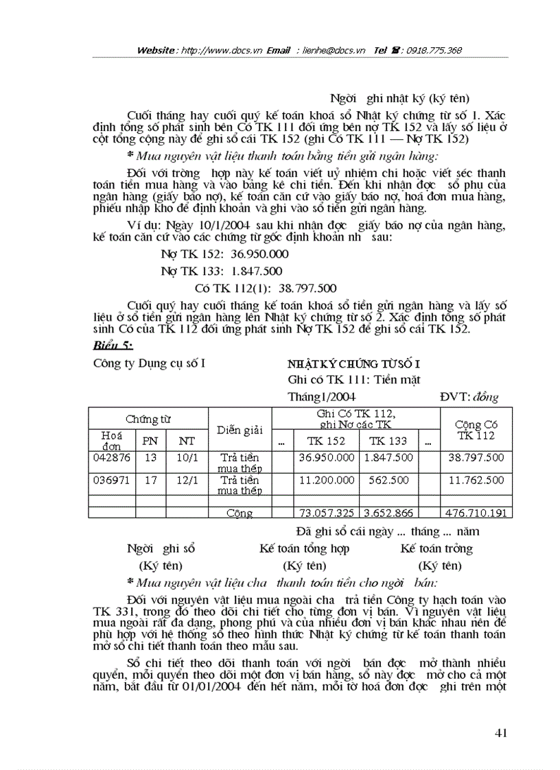 image for page Hoàn thiện công tác kế toán nguyên vật liệu tại Công ty Dụng cụ số I