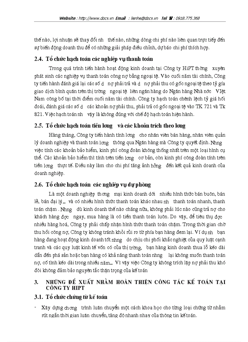 image for page Thực tế công tác tổ chức công tác kế toán tại Công ty cổ phần Hỗ trợ phát triển tin học HiPT