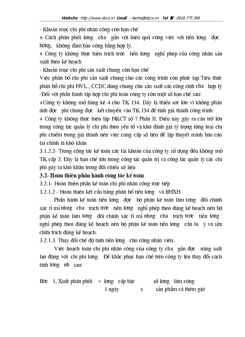 image for page Kế toán tập hợp chi phí sản xuất và tính giá thành sản phẩm tại công ty xây dựng số 9 Thăng Long