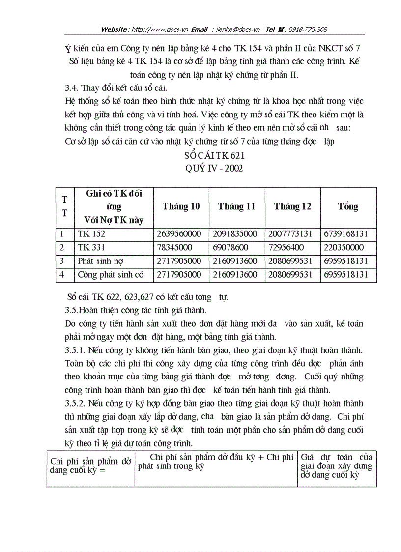 image for page Kế toán tập hợp chi phí sản xuất và tính giá thành sản phẩm tại công ty xây dựng số 9 Thăng Long