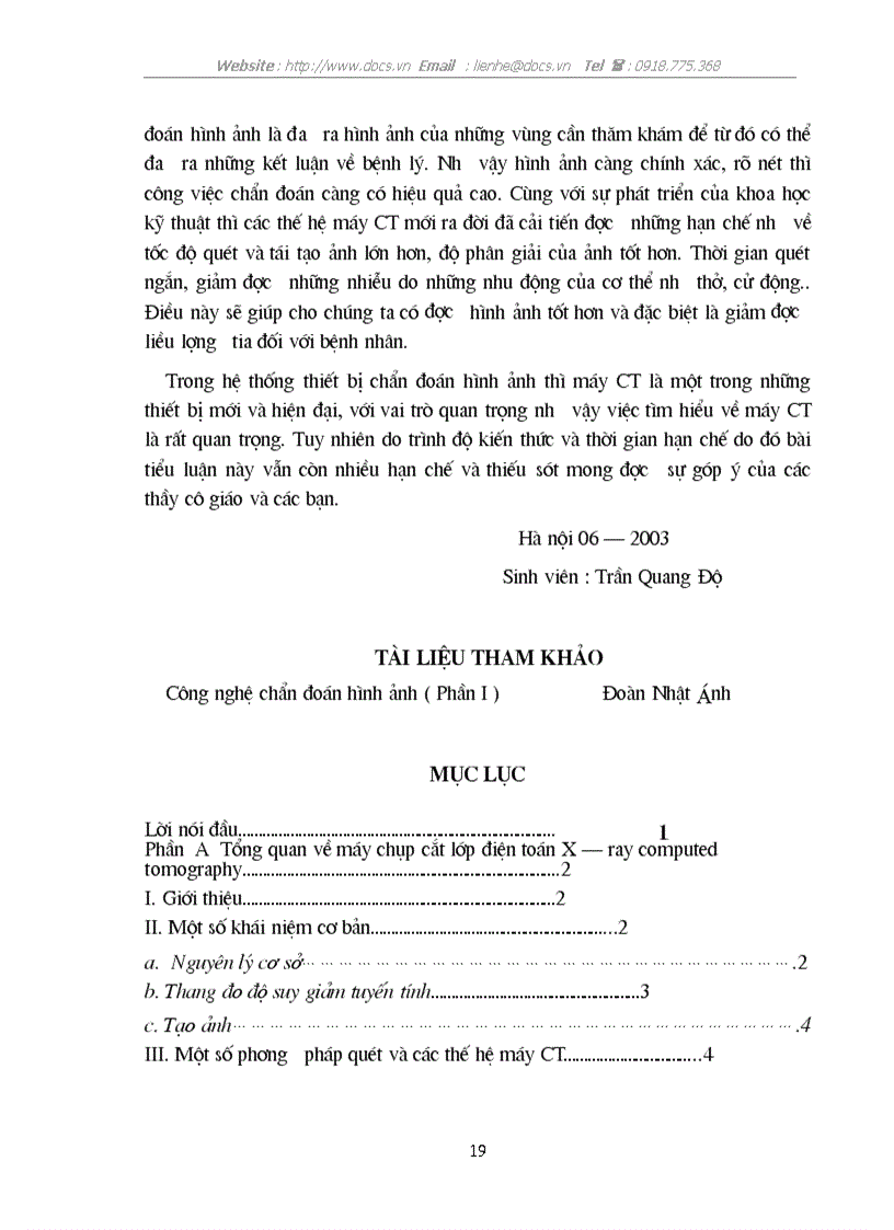 image for page Nguyên lý tái tạo ảnh trong máy CT