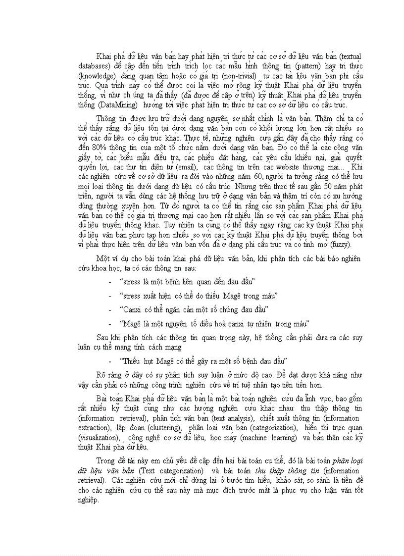 image for page Nghiên cứu các phương pháp phân loại thu thập thông tin văn bản tiếng Việt bằng Text Mining
