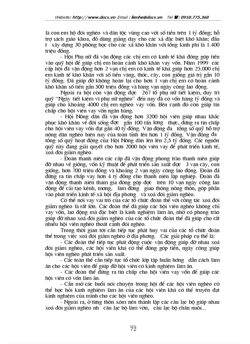 image for page Những giải pháp cơ bản thực hiện xoá đói giảm nghèo tỉnh Bắc Giang