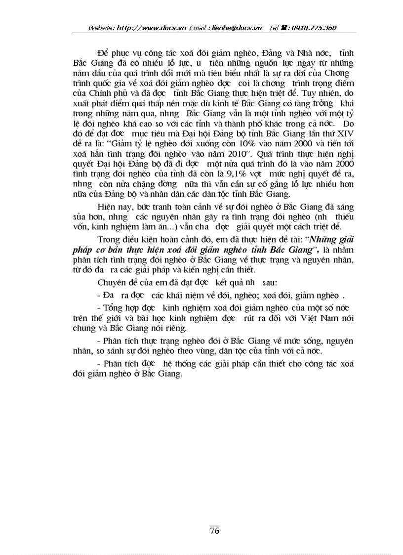 image for page Những giải pháp cơ bản thực hiện xoá đói giảm nghèo tỉnh Bắc Giang