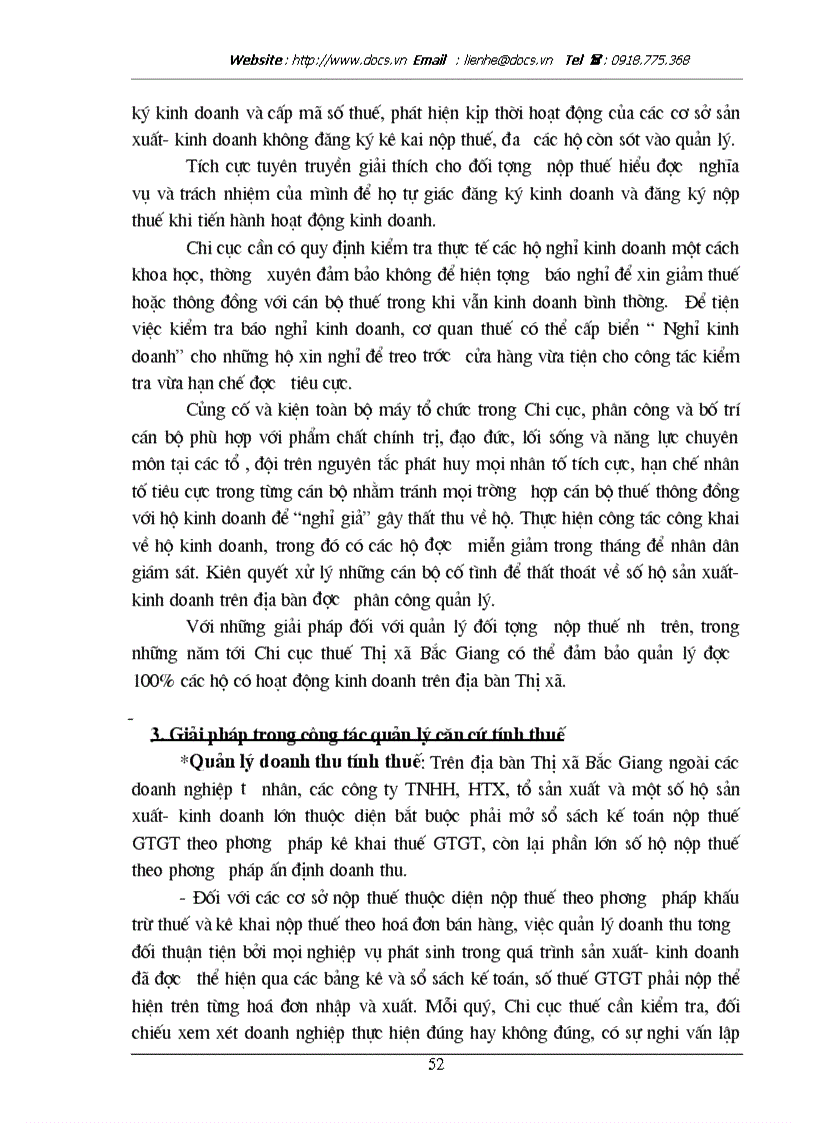 image for page Một số giải pháp tăng cường công tác quản lý thu thuế GTGT đối với khu vực kinh tế ngoài quốc doanh trên địa bàn Thị xã Bắc Giang
