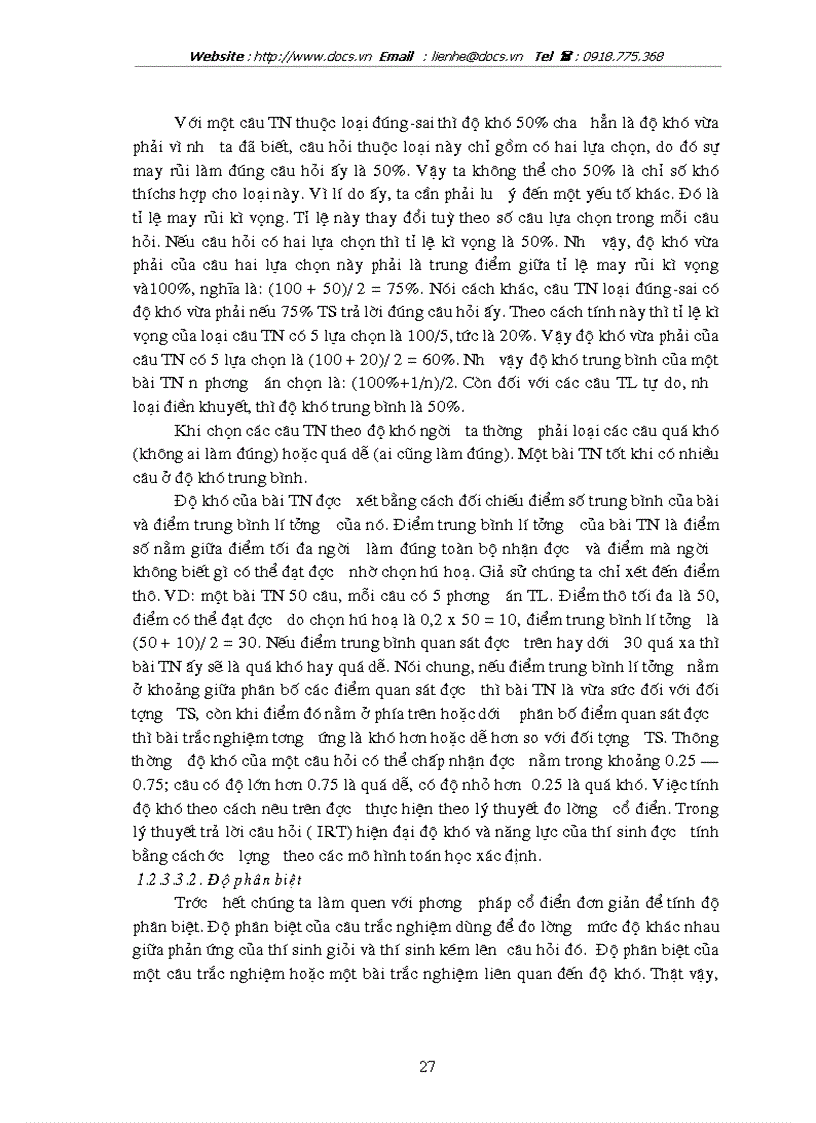 image for page Xây dựng bộ câu trắc nghiệm khách quan về môn hoá học lớp 1