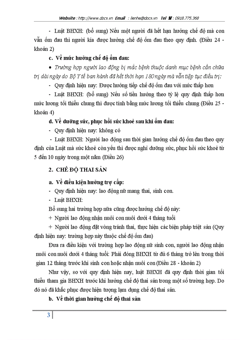 image for page Những điểm mới trong các chế độ của loại hình bhxh bắt buộc trong luật bhxh so với những quy định hiện nay về bhxh