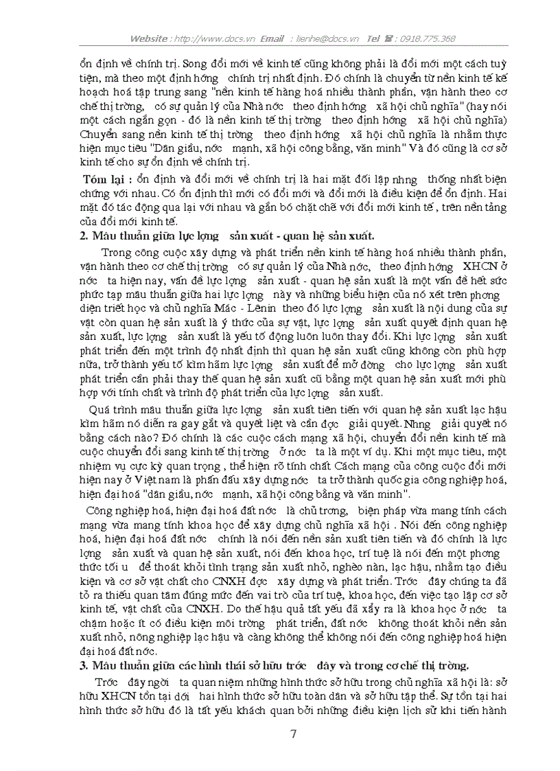 image for page Phép biện chứng về mâu thuẫn và vận dụng phân tích mâu thuẫn biện chứng trong thời kỳ quá độ sang KTTT ở nước ta