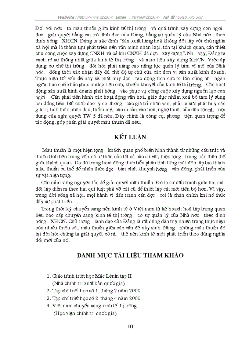 image for page Phép biện chứng về mâu thuẫn và vận dụng phân tích mâu thuẫn biện chứng trong thời kỳ quá độ sang KTTT ở nước ta