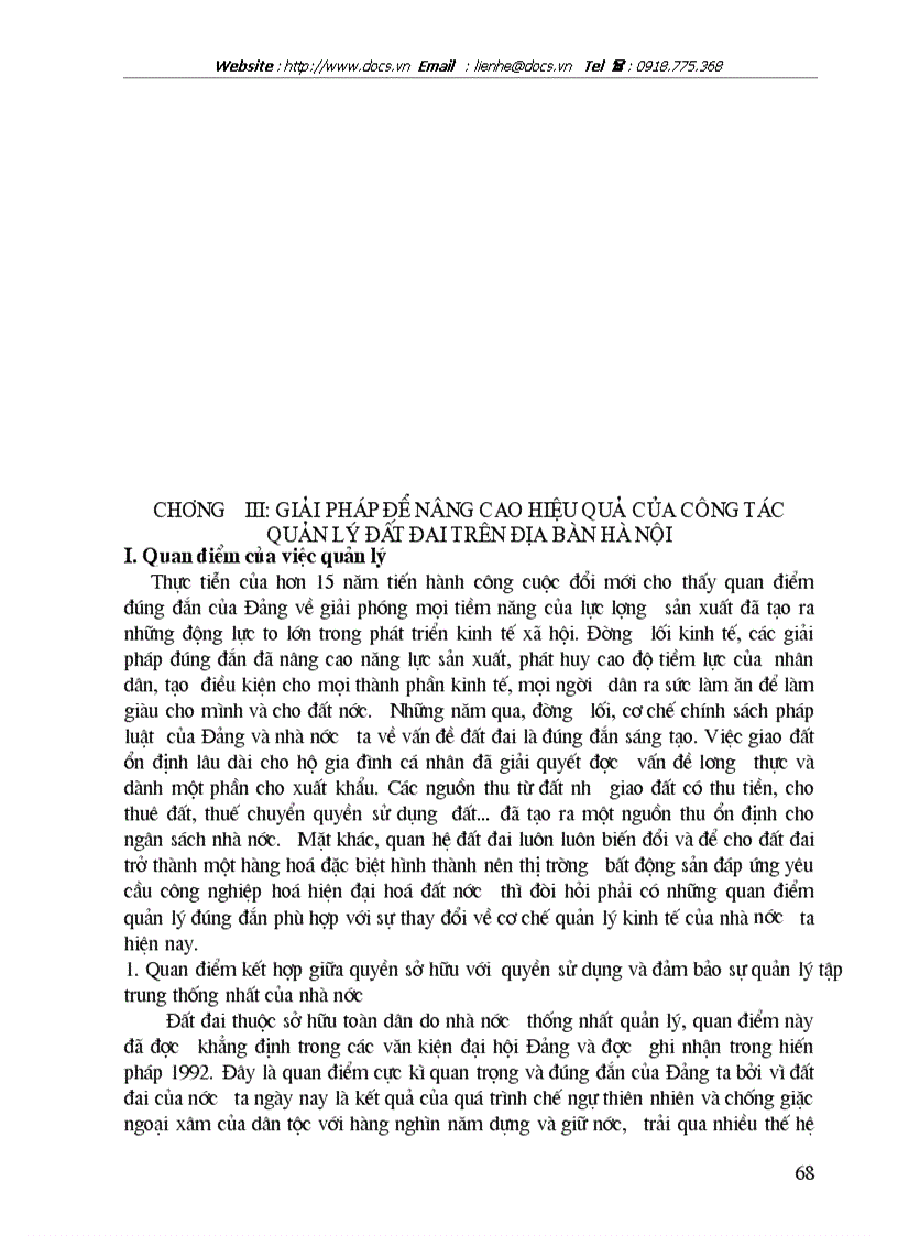 image for page Quản lý Nhà nước về đất đai trên địa bàn thành phố Hà Nội