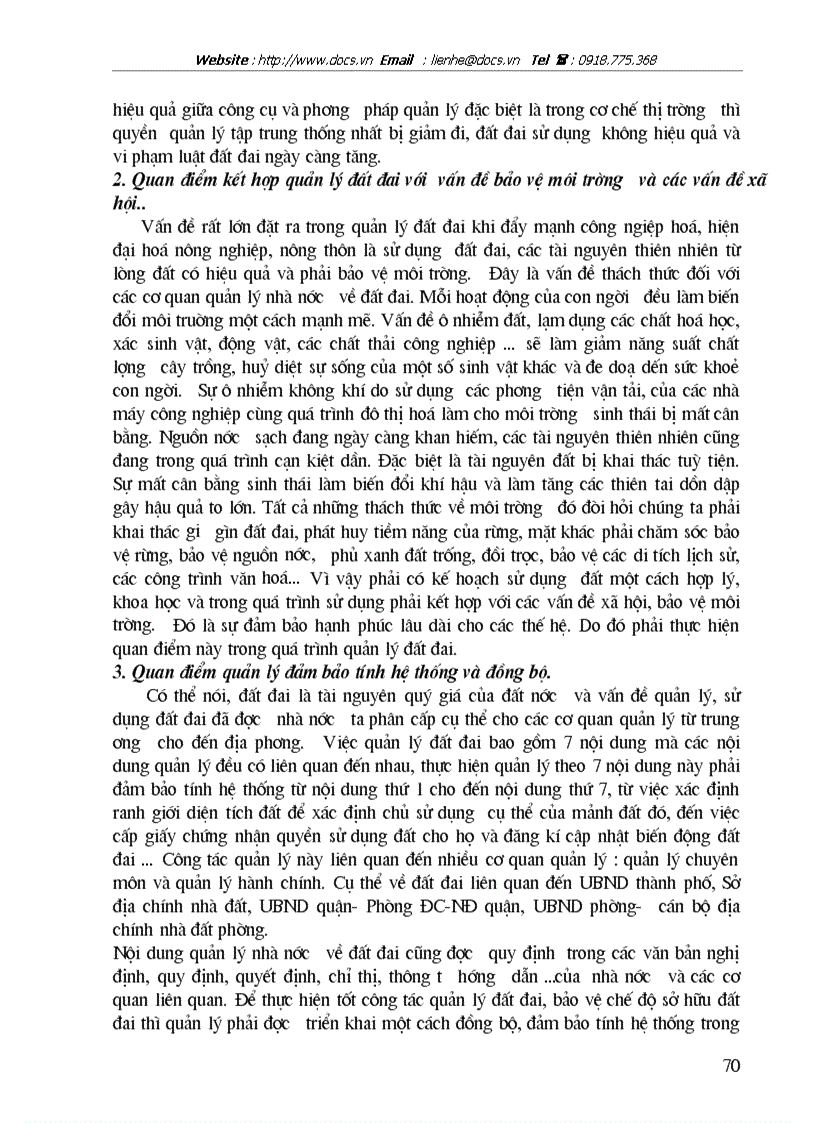 image for page Quản lý Nhà nước về đất đai trên địa bàn thành phố Hà Nội