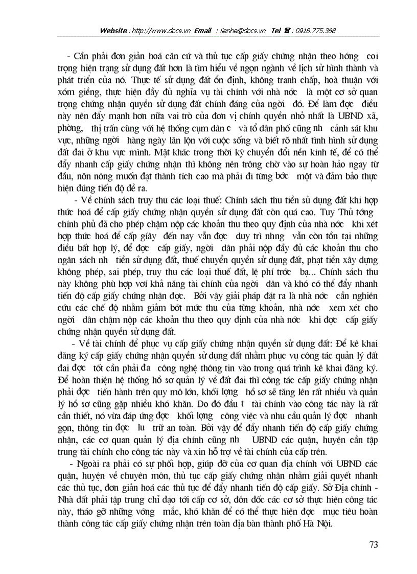 image for page Quản lý Nhà nước về đất đai trên địa bàn thành phố Hà Nội
