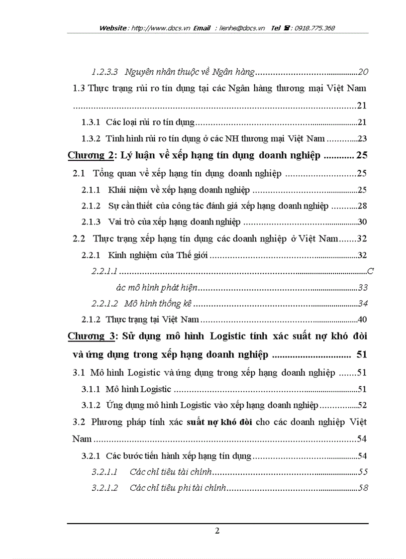 image for page Sử dụng mô hình Logistic tính xác suất nợ khó đòi ứng dụng trong xếp hạng tín dụng
