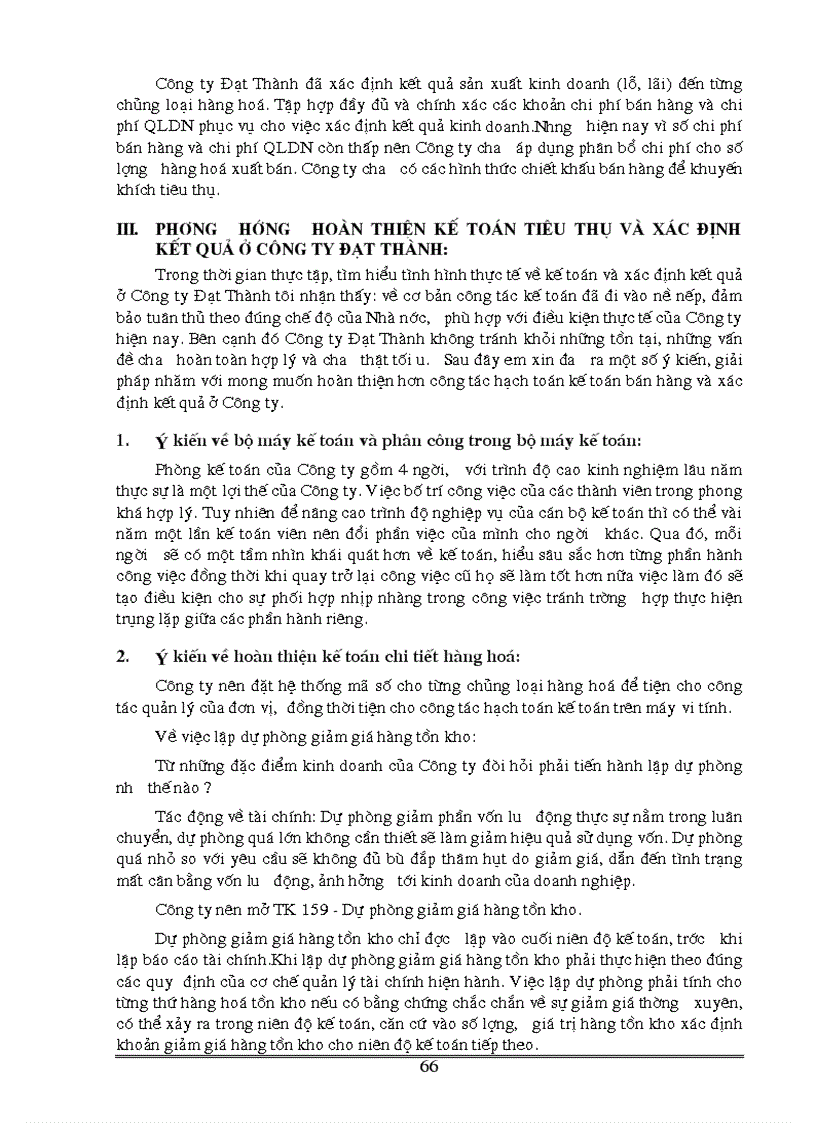 image for page Hoàn thiện công tác kế toán bán hàng xác định kết quả tại C ty TNHH Đạt Thành