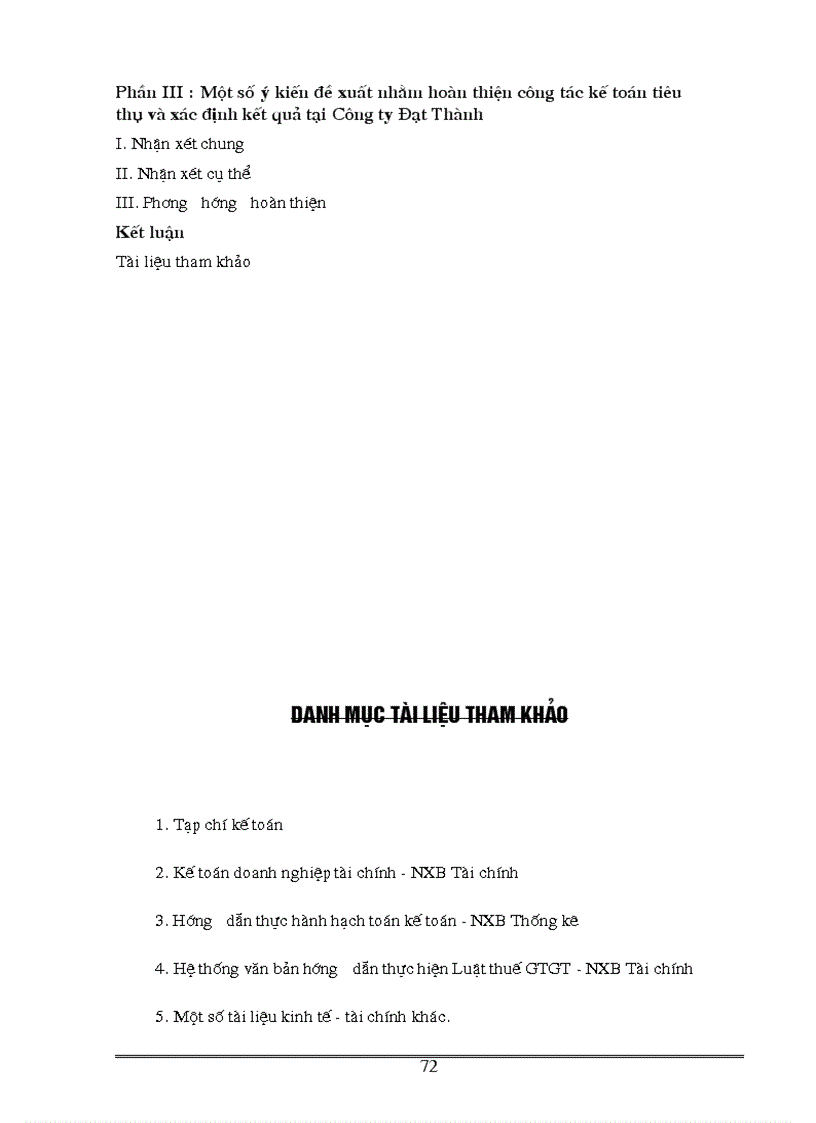 image for page Hoàn thiện công tác kế toán bán hàng xác định kết quả tại C ty TNHH Đạt Thành