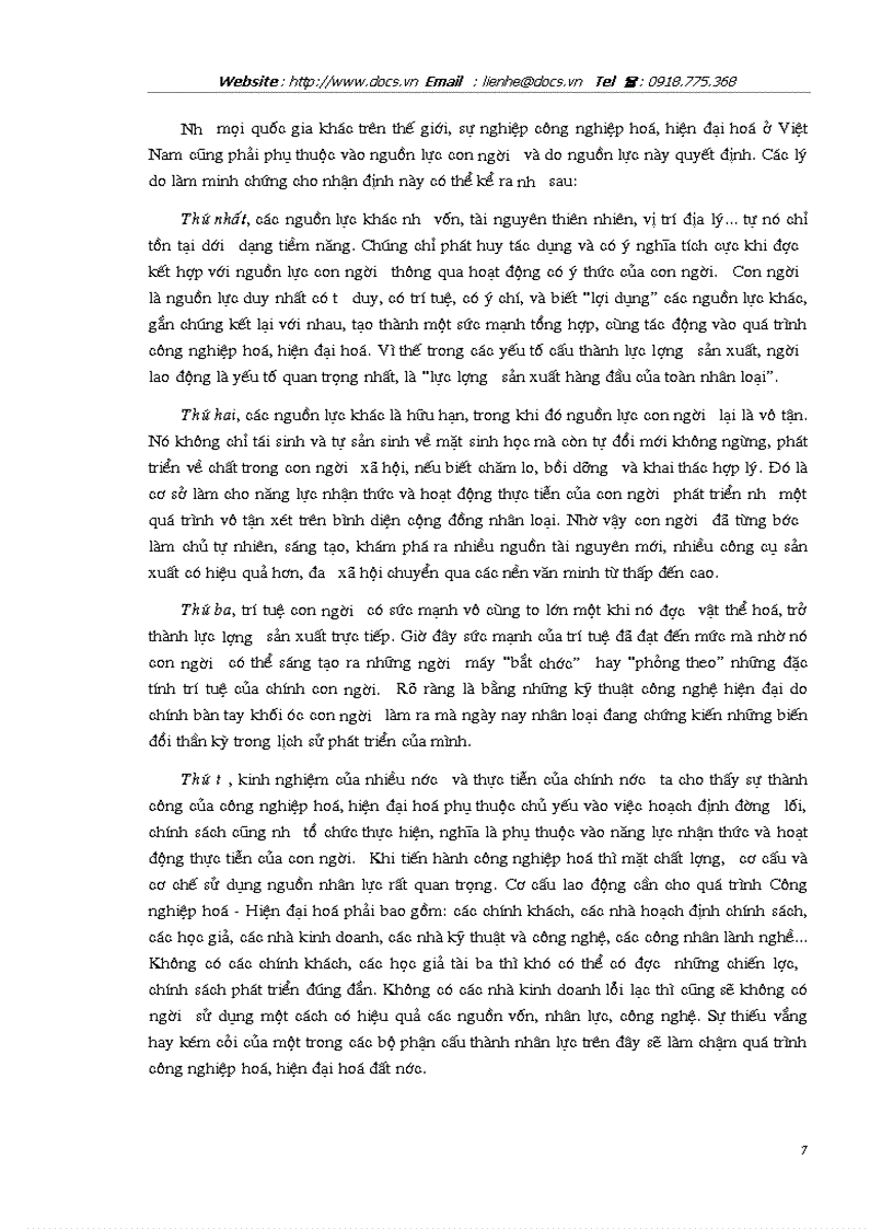 image for page Con người trong sự nghiệp CNH HĐH đất nước