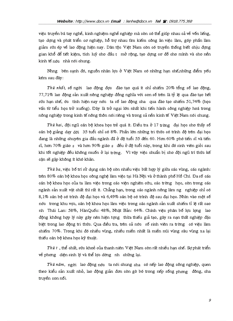 image for page Con người trong sự nghiệp CNH HĐH đất nước