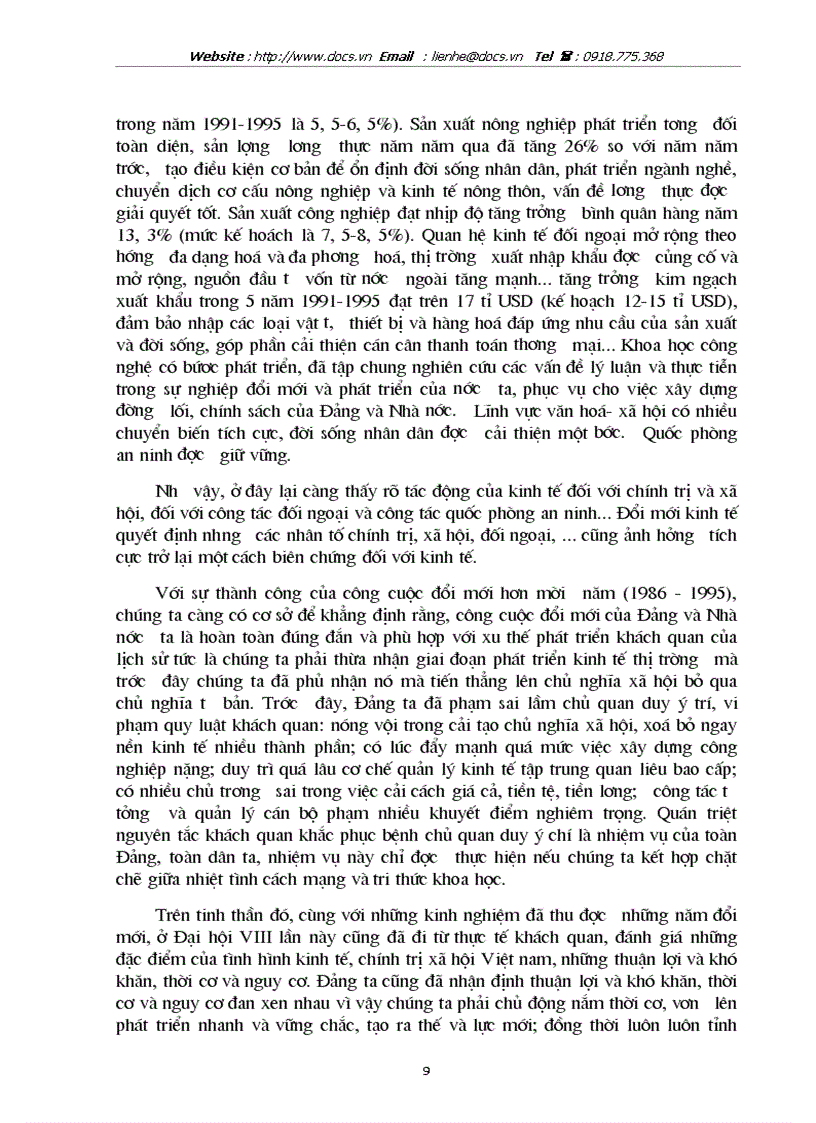 image for page Mối quan hệ biện chứng giữa vật chất ý thức và sự vận dụng của Đảng cộng sản Việt Nam trong công cuộc đổi mới kinh tế
