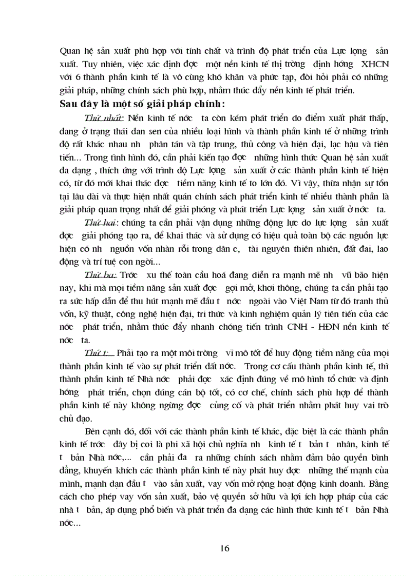 image for page Quy luật QHSX phù hợp với tính chát trình độ phát triển của LLSX P tích quá trình phát triển kinh tế nhiều thành phần của nước ta
