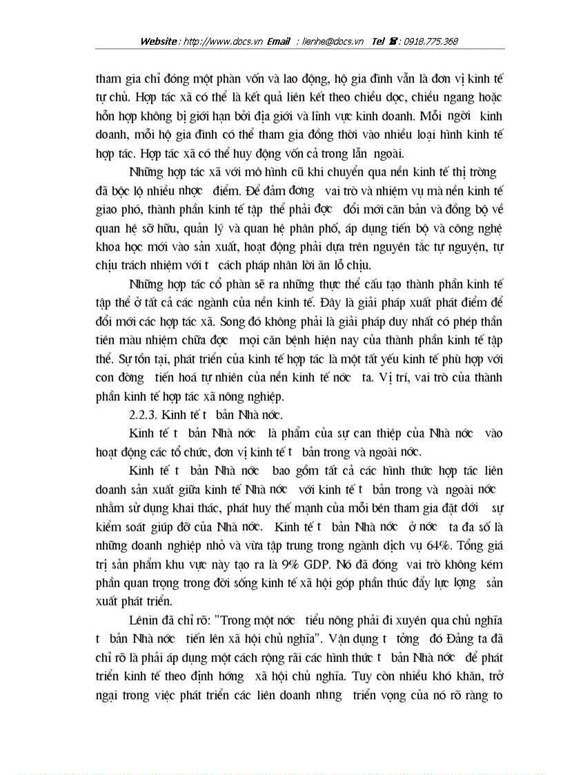 image for page Quan điểm toàn diện với việc phát triển nền kinh tế hàng hoá nhiều thành phần theo định hướng XHCN trong giai đoạn hiện nay