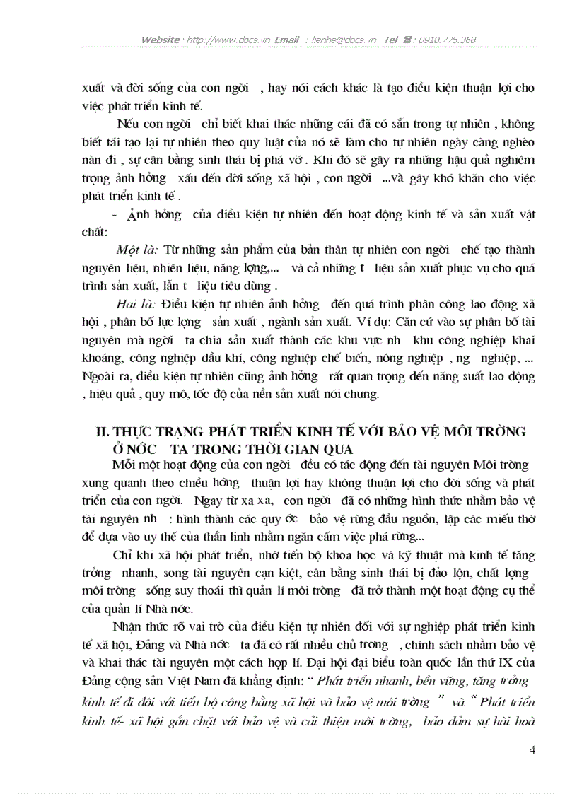 image for page Phép biện chứng giữa phát triển kinh tế với bảo vệ môi trường sinh thái trong điều kiện nước ta hiện nay