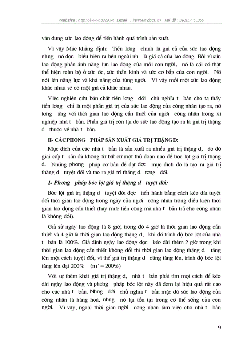 image for page Phân tích bản chất của phạm trù giá trị thặng dư Trong bộ tư bản C Mác đã phân tích như thế nào về phương pháp sản xuất ra giá trị thặng dư