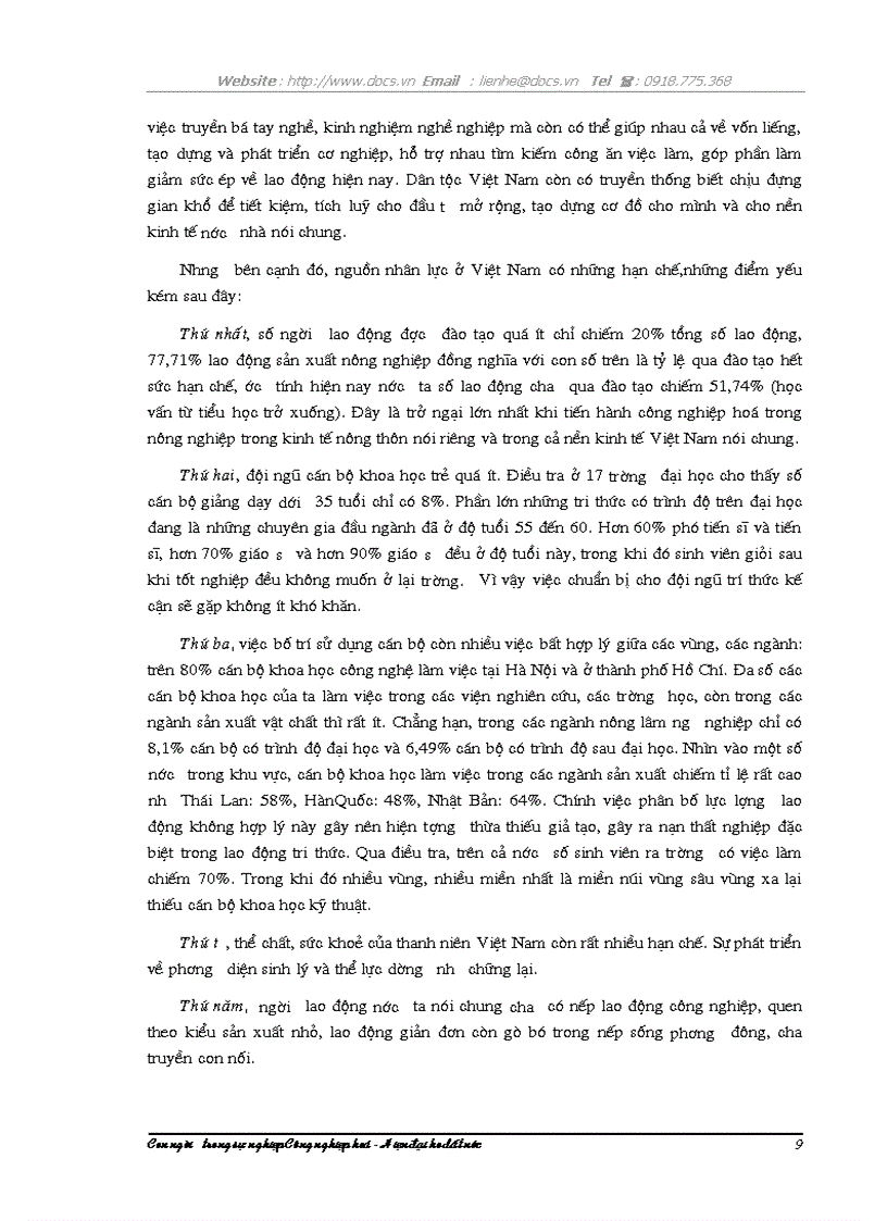 image for page Con người trong sự nghiệp CNH HĐH đất nước