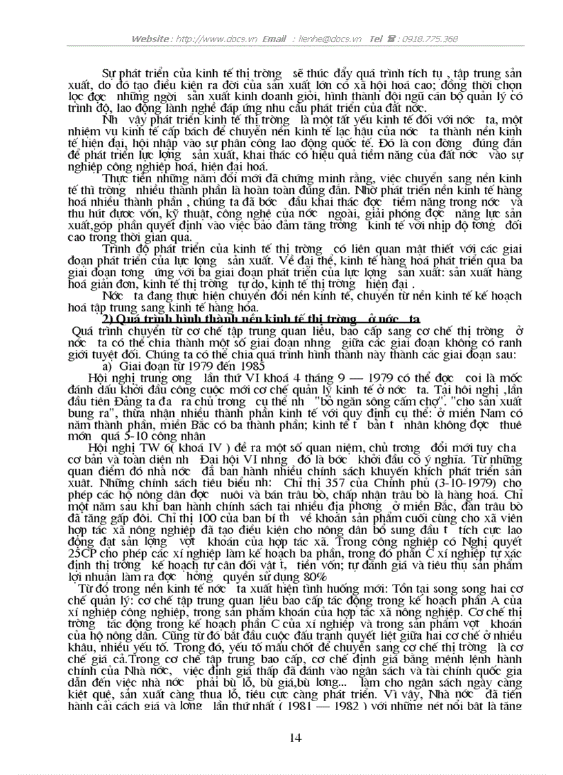 image for page Sự hình thành phát triển nền KTTT định hướng XHCN ở VN