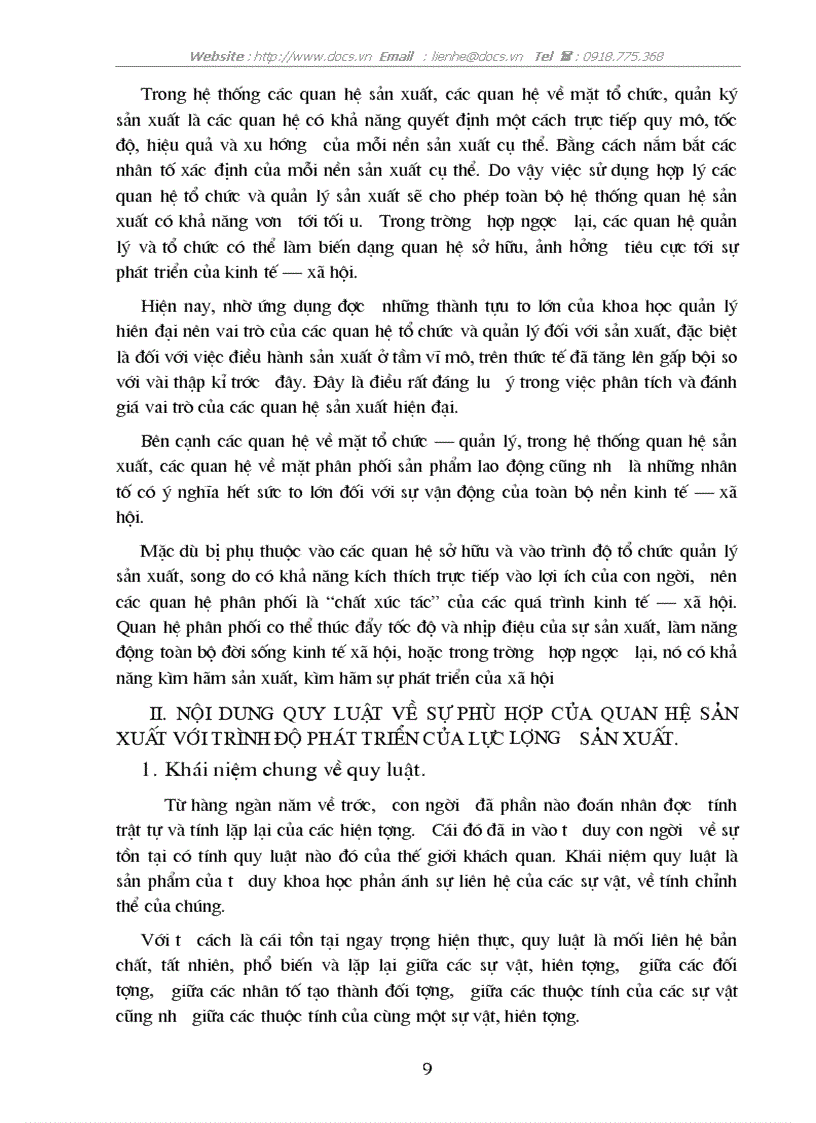 image for page Quy luật về sự phù hợp của QHSX với trình độ phát triển của LLSX sự nhận thức vận dụng quy luật này ở VN hiện nay