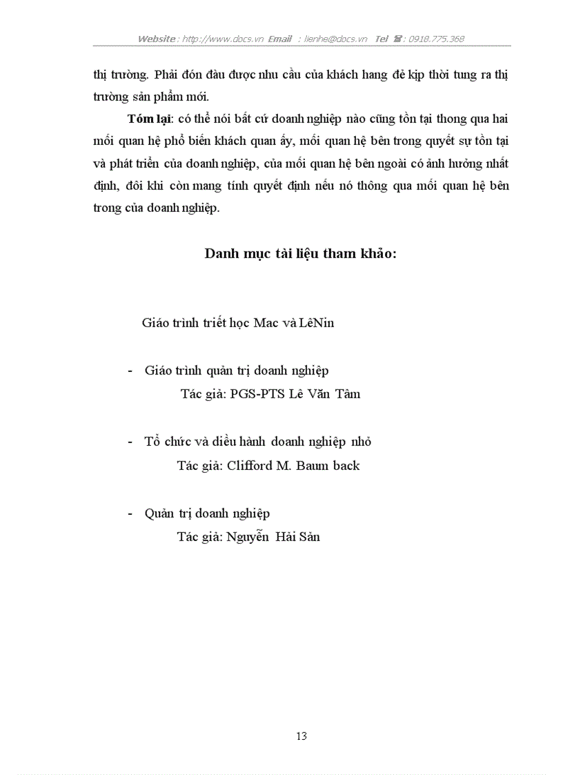 image for page Dùng nguyên lý về mối liên hệ phổ biển của phếp biện chứng duy vật vào quản lý doanh nghiệp