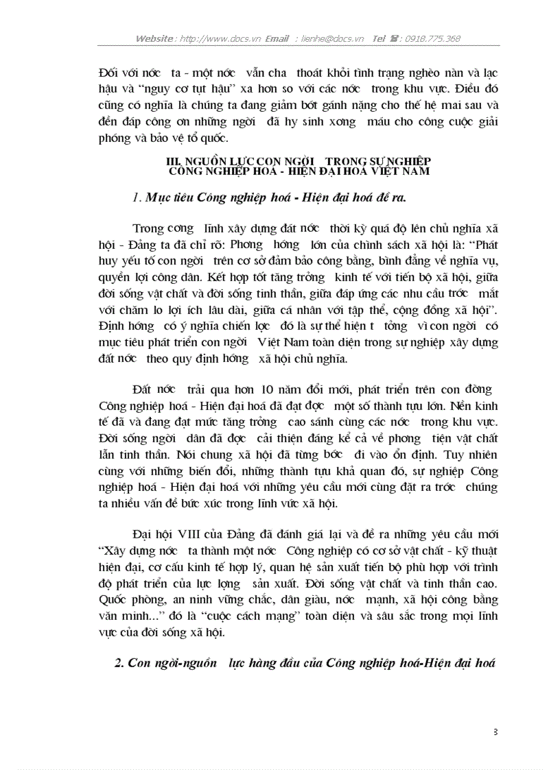 image for page Vai trò của nguồn lực con người trong sự nghiệp CNH HĐH của đất nước