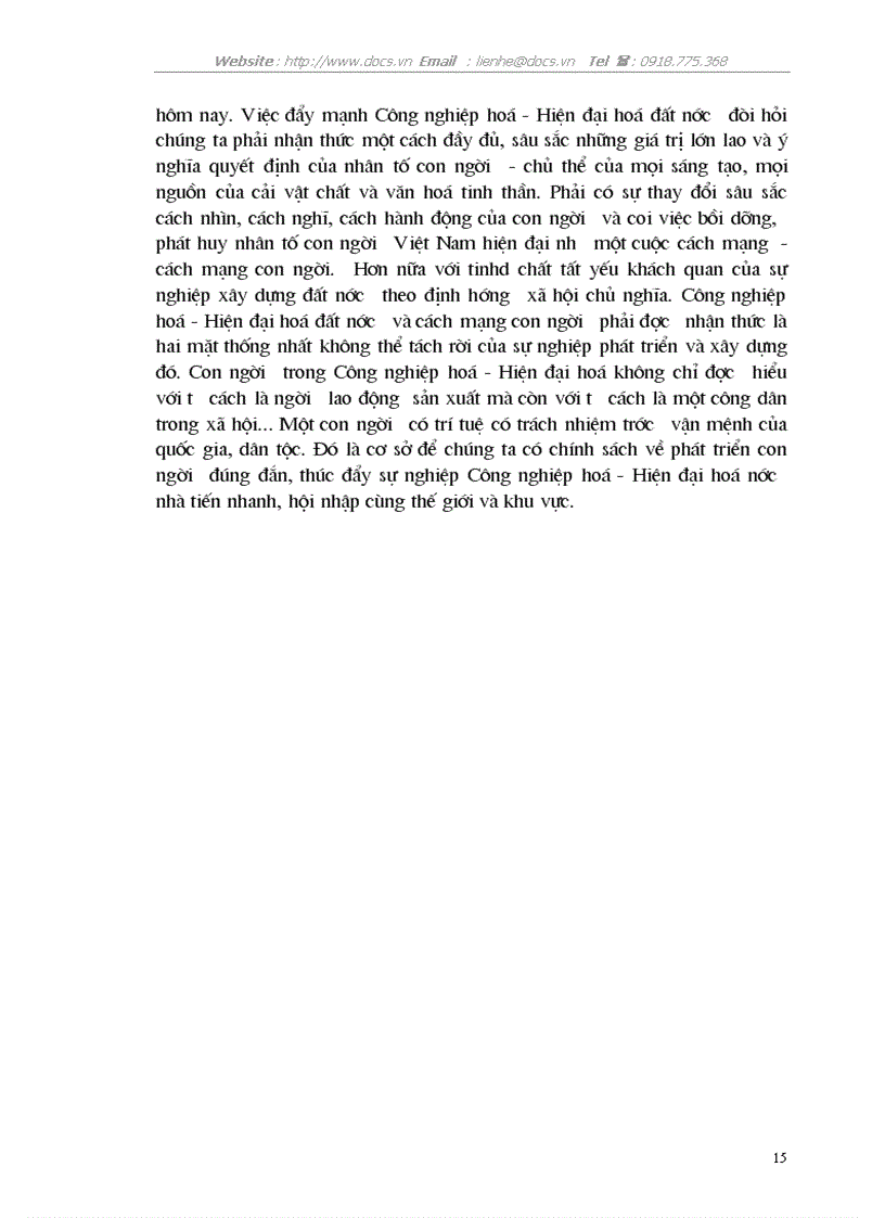 image for page Vai trò của nguồn lực con người trong sự nghiệp CNH HĐH của đất nước