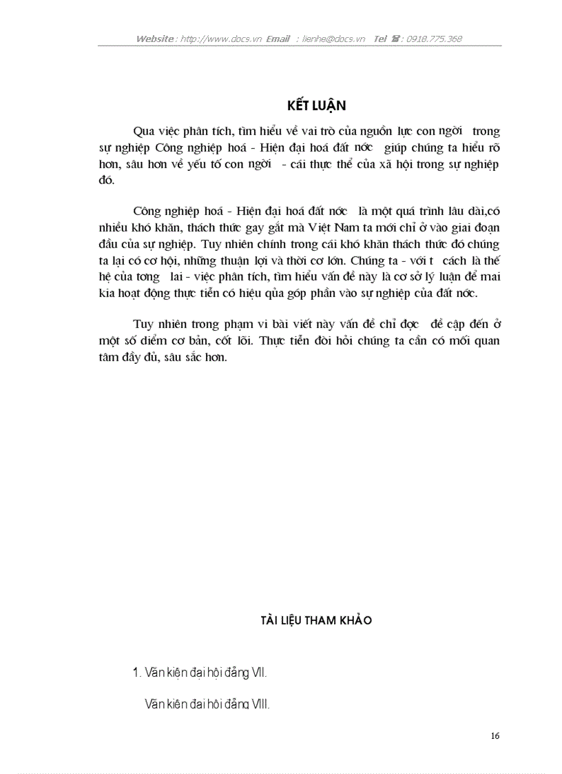 image for page Vai trò của nguồn lực con người trong sự nghiệp CNH HĐH của đất nước