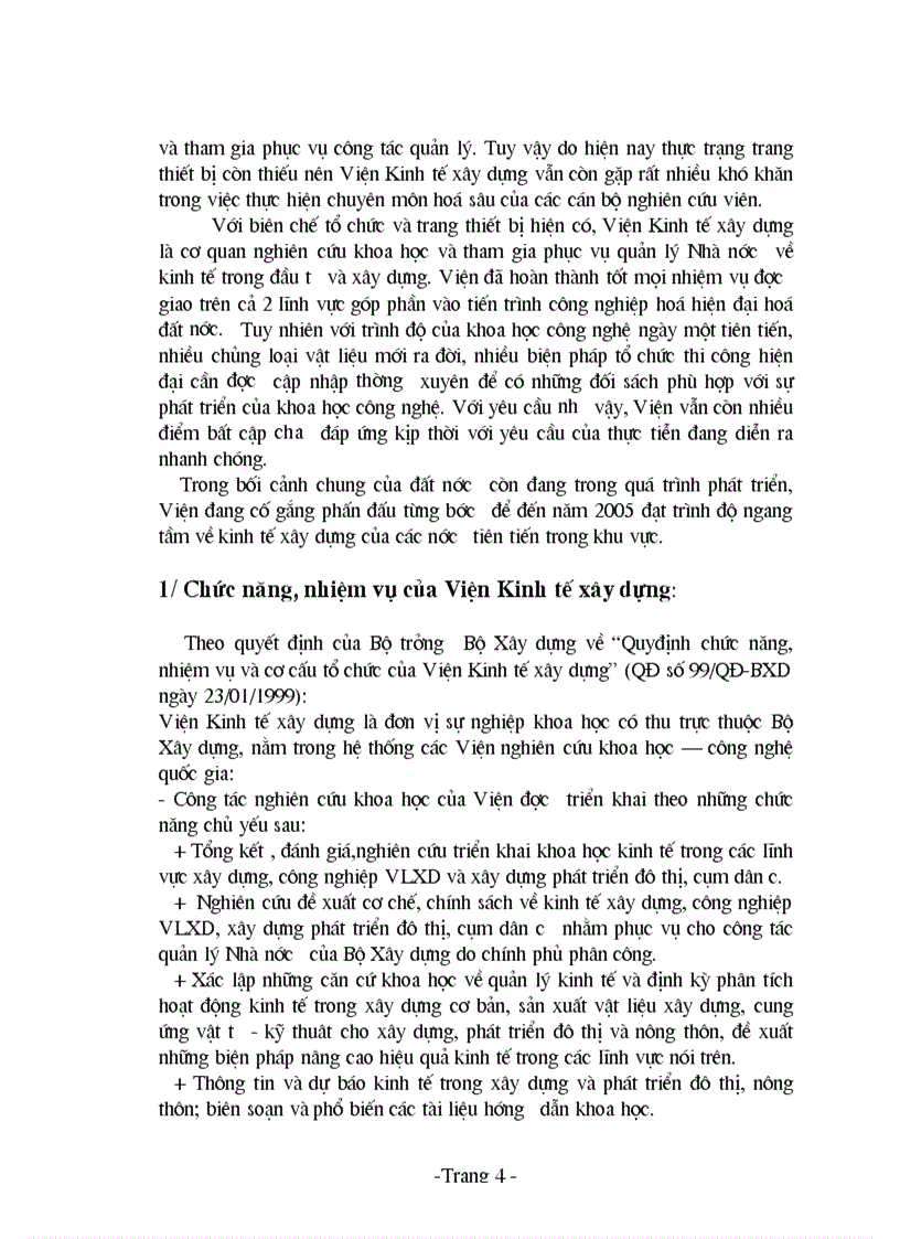 image for page Chức năng nhiệm vụ quyền hạn và cơ cấu tổ chức của Bộ Xây dựng và Viện kinh tế xây dựng