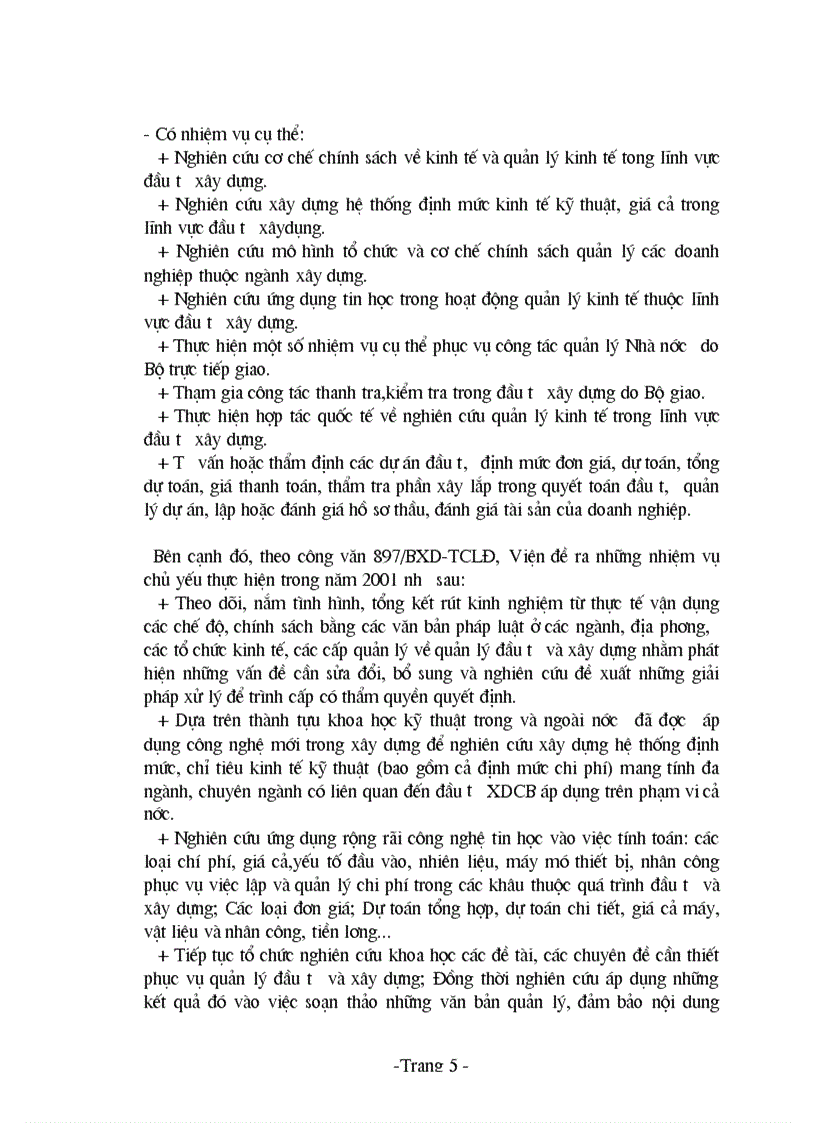 image for page Chức năng nhiệm vụ quyền hạn và cơ cấu tổ chức của Bộ Xây dựng và Viện kinh tế xây dựng