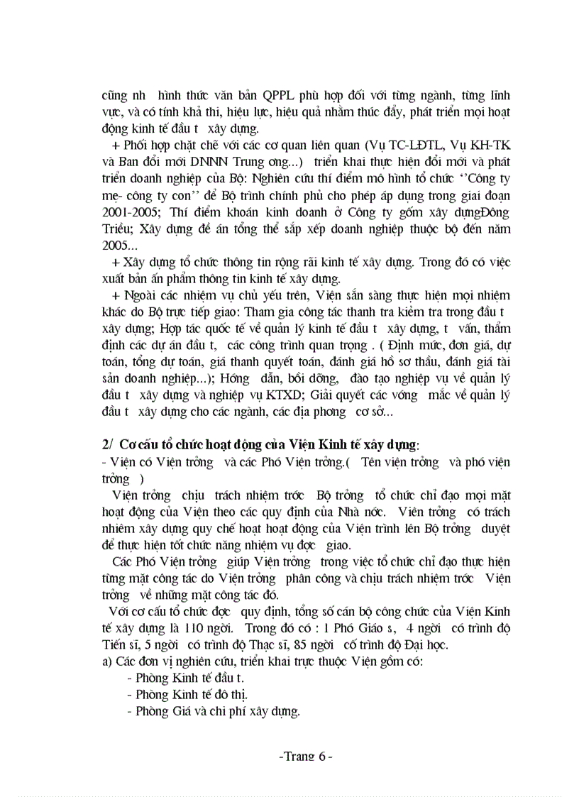 image for page Chức năng nhiệm vụ quyền hạn và cơ cấu tổ chức của Bộ Xây dựng và Viện kinh tế xây dựng