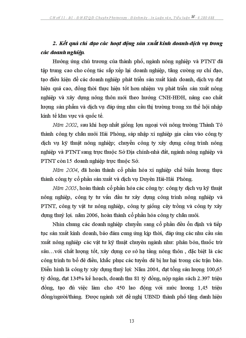 image for page Quá trình hình thành phát triển kết quả đạt được và phương hướng đặt ra của Sở nông nghiệp Hải Phòng