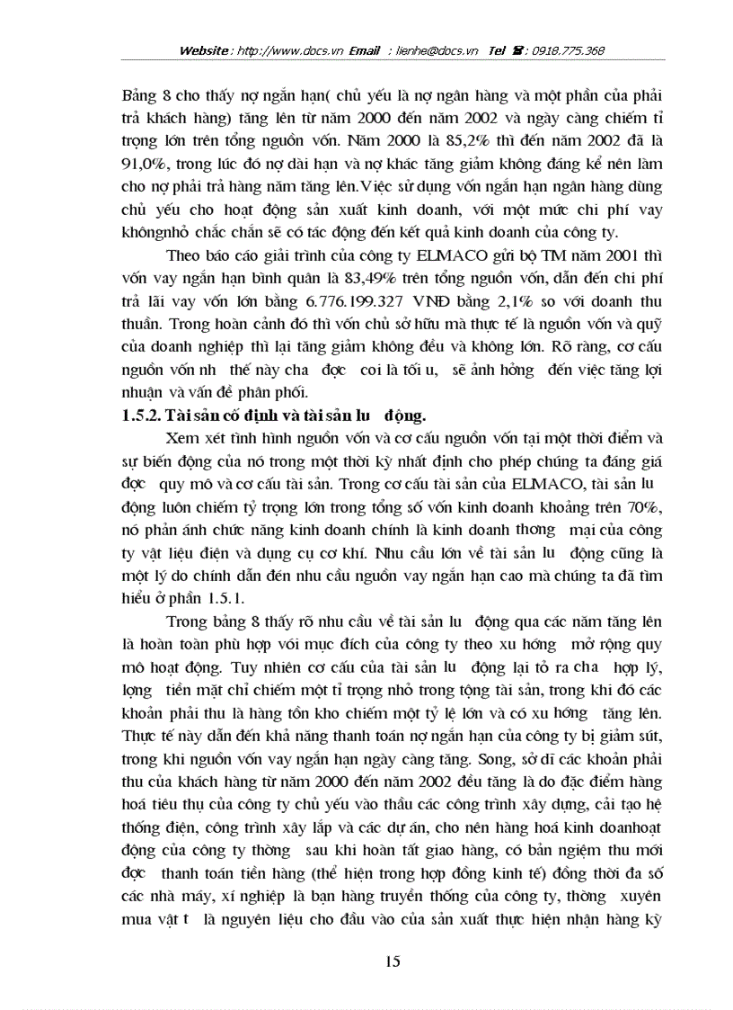 image for page Tình hình sản xuất kinh doanh tại công ty vật liệu điện và dụng cụ cơ khí