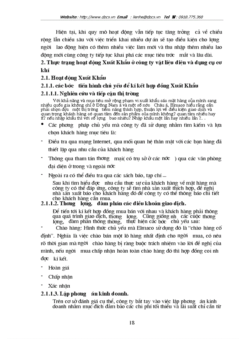 image for page Tình hình sản xuất kinh doanh tại công ty vật liệu điện và dụng cụ cơ khí