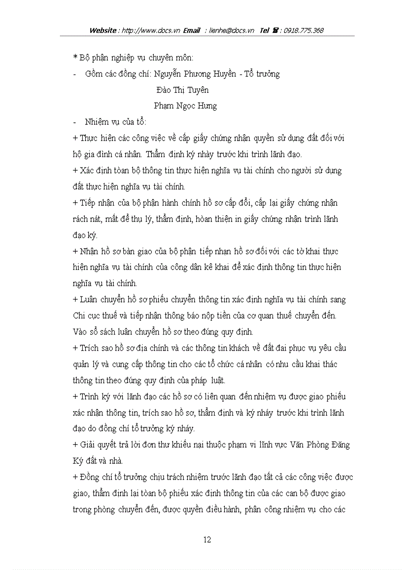 image for page Đặc điểm chức năng của phòng Tài nguyên Môi trường thành phố Hà Nội nói chung và của phòng Đăng ký Đất và Nhà nói riêng