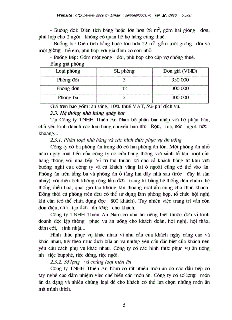 image for page Khái quát về quá trình hình thành phát triền và đặc điểm kinh doanh của công ty TNHH Thiên An Nam