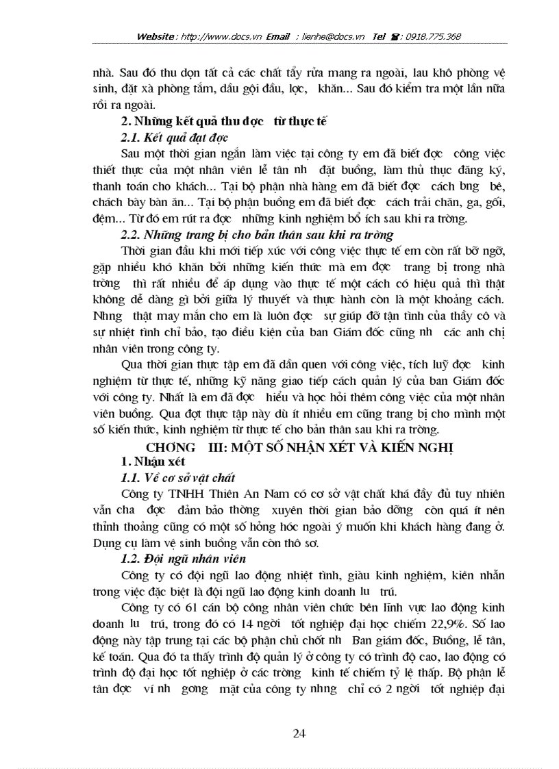 image for page Khái quát về quá trình hình thành phát triền và đặc điểm kinh doanh của công ty TNHH Thiên An Nam