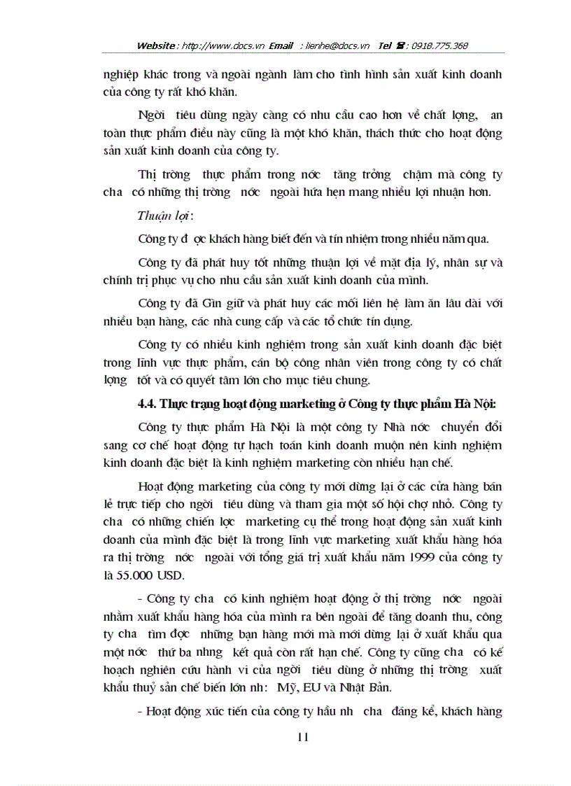 image for page Quá trình hình thành và phát triển thực tiễn hoạt động kinh doanh của Công ty Thực phẩm Hà Nội