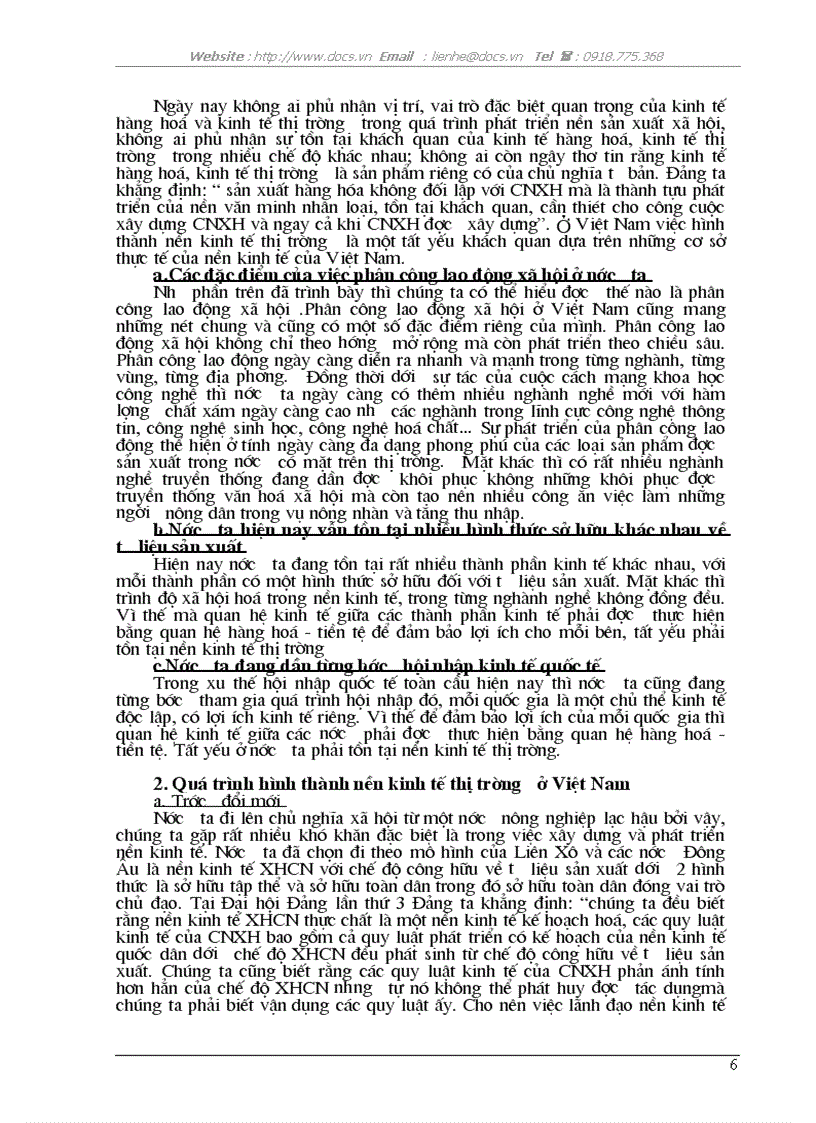 image for page Sự hình thành phát triển nền KTTT định hướng XHCN ở VN