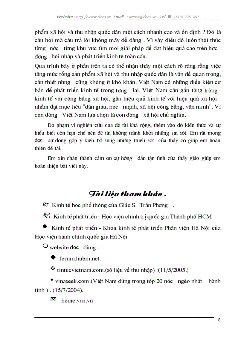 image for page Những biện pháp làm tăng thu nhập quốc dân vận dụng vào VN ngày nay