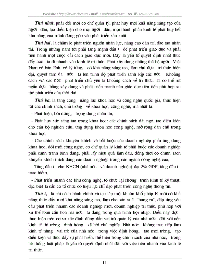 image for page Kinh tế tri thức vấn đề CNH HĐH ở VN