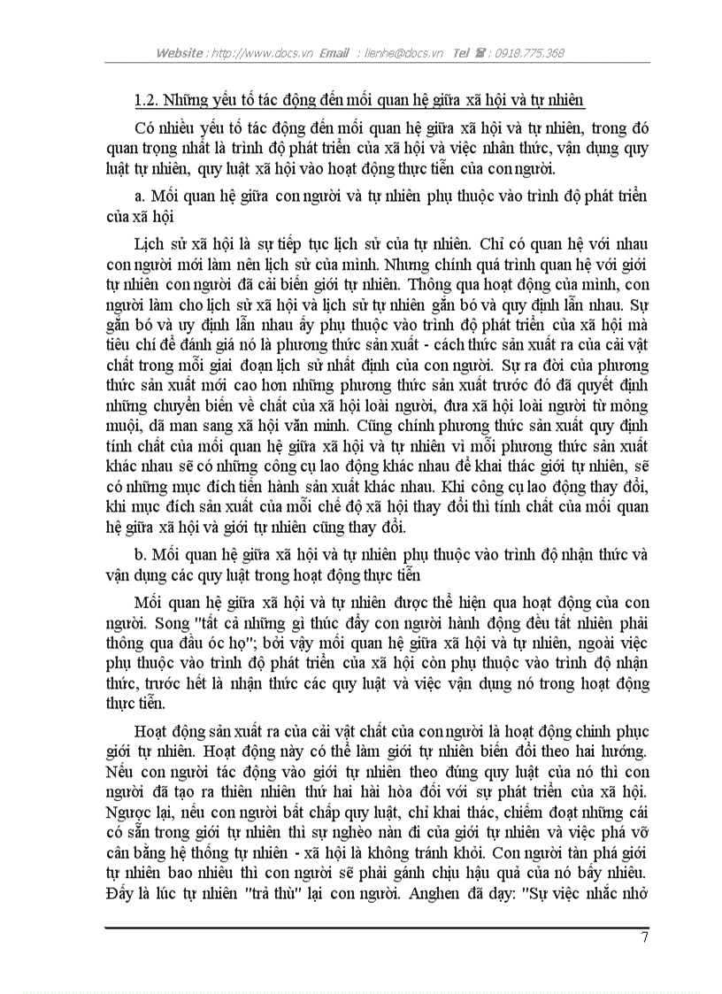 image for page Mối quan hệ biện chứng giữa con người xã hội môi trường