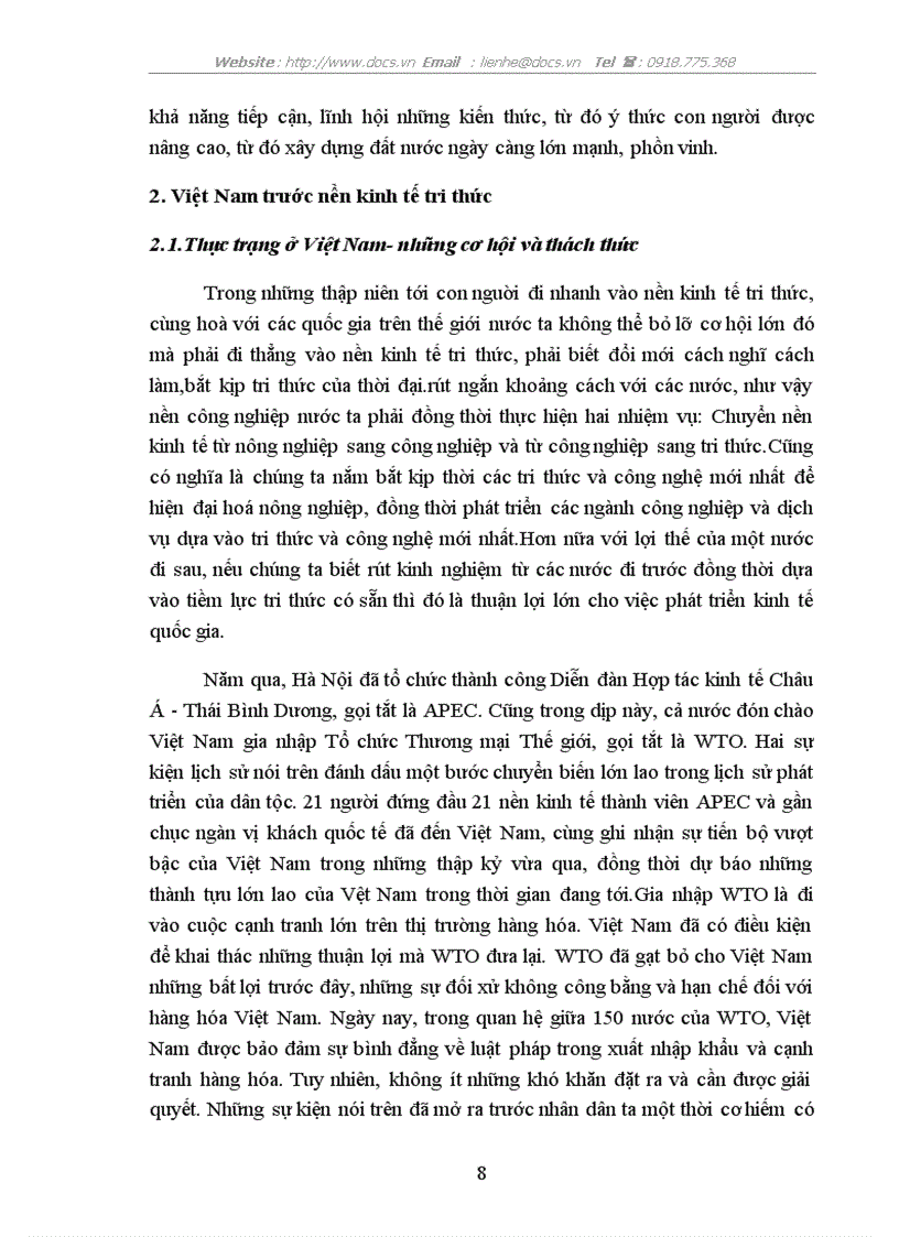 image for page Vai trò của tri thức trong hoạt động thực tiễn kinh tế xã hội