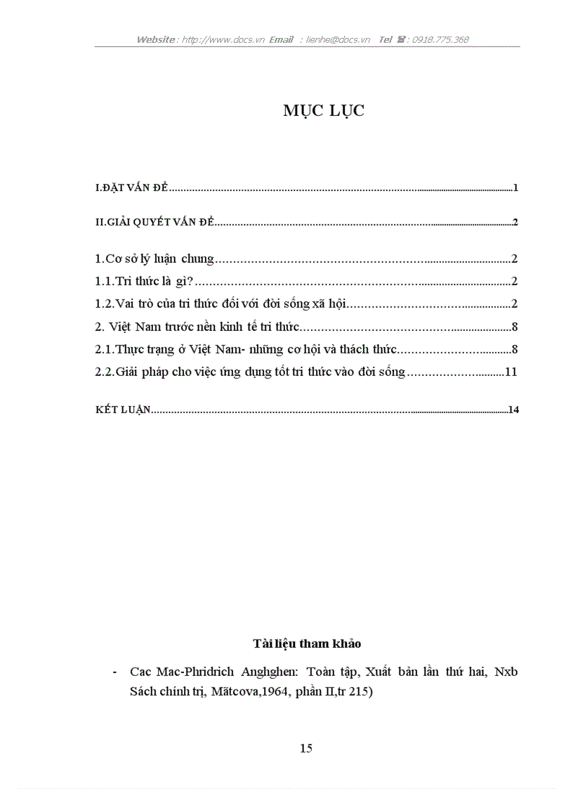 image for page Vai trò của tri thức trong hoạt động thực tiễn kinh tế xã hội